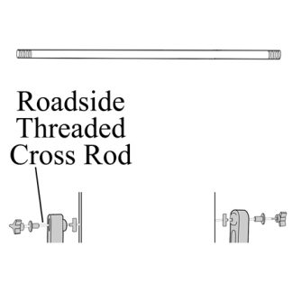 Roadside Threaded Cross Rod